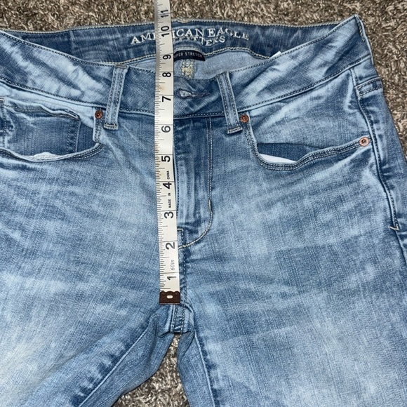 Fade look American Eagle Outfitters Light Blue Skinny Jeans - Picture 12 of 12